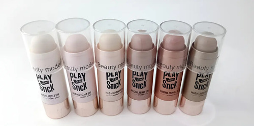 Barra Iluminador Facial Colores Bronceador Maquillaje