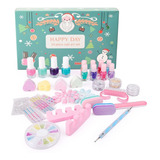 Kit De Arte De Uñas Con Esmalte De Uñas No Tóxico Para Niñas