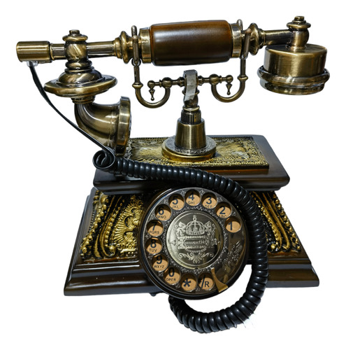 Telefono Anticuado,esfera De Escritorio Antigua,estilo Roy