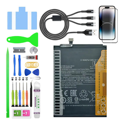 Batería Pila Para Xiaomi Redmi Note 9 M2003j15sc M2003j15sg M2003j15ss Bn54 Con Kit De Reemplazo
