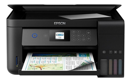 Impresora A Color Multifunción Epson Ecotank L4160 Con Wifi 