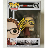 Funko Pop! Autografiado John Galecki Big Bang Theory Leonard