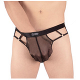 Suspensorio Sexy Para Hombre, Tela Mesh Transparente