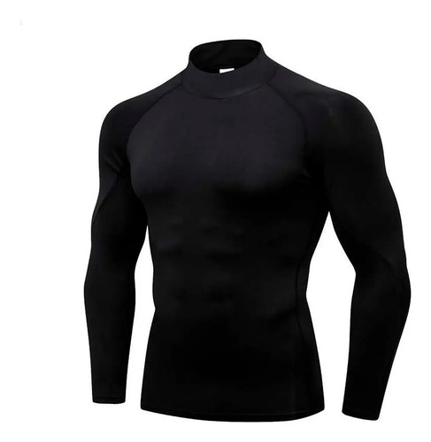Playera Manga Larga, Muscle Fit, Gym, Training, Pro, 6029