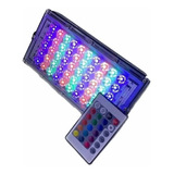 25 Pz Reflector Led Rgb 50w Con Control Remoto 15 Colores