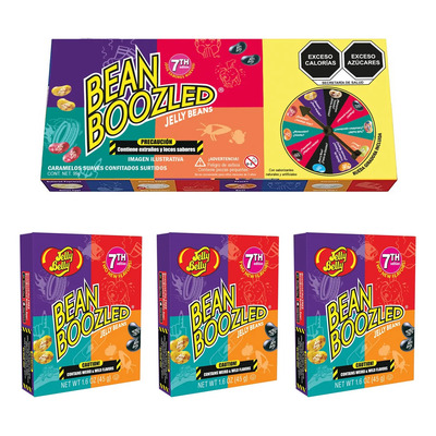 Kit Jelly Belly Bean Boozled Con Ruleta C\u002F3 Repuesto | Envío gratis