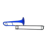 Trombon Tenor Plástico Parquer Varios Colores C/ Funda Cuota