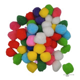 Pompones Setx50u 4cms Bola Pom Pon Manualidades Decoracion 