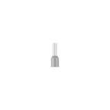 Terminal Zoloda Puntera Hueca Tubular 2,5mm  Pack X 100u