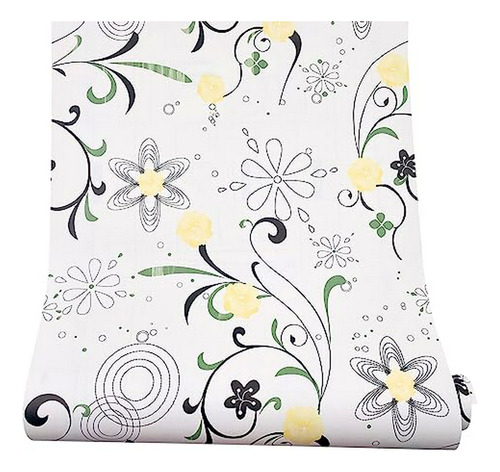 Yifely Yellow Blooms, Papel Para Muebles, Estante Decorativo