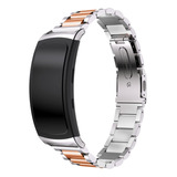 Correa De Reloj De Metal Compatible Con Samsung Gear Fit2 Pr