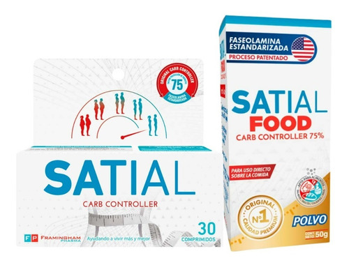Satial Food + Satial Carb Controller 30 Comp. Oferta