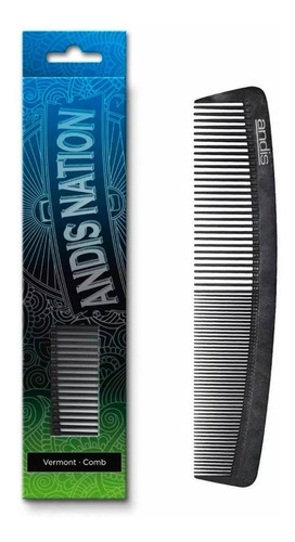 Peine De Corte Andis Vermont Carbono Barberia Peluqueria Color Gris