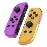 Joycons Rgb Para Nintendo Switch Purpura