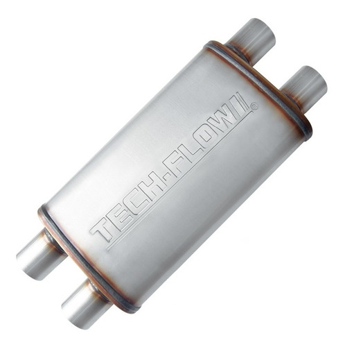 Silenciador Deportivo Tech-flow Nash Muffler 2 X 2 4x9x22