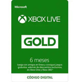 Xbox Live Gold 6 Meses [ Codigo Digital México ]