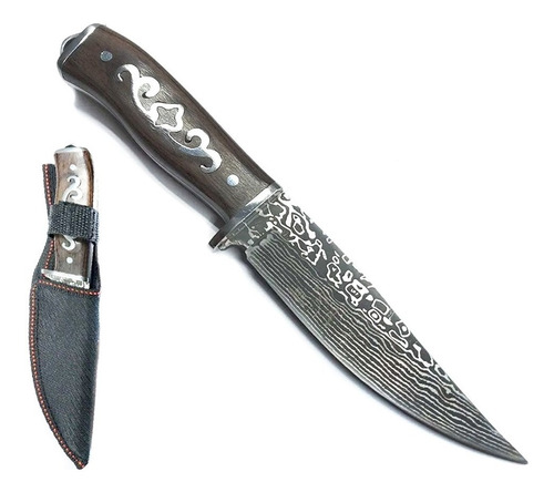 Cuchillo Tactico Supervivencia Damasco Soul 22 Cms