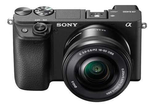  Câmera Sony A6400 + Lente E Pz 16-50mm F/3.5-5.6 Nova