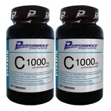 Combo 2x Vitamina C 1000mg C/ Bioflavonoides 100 Tabs 