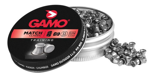 Balines Gamo Match 4.5 X 250 - Tiro Aire Comprimido Y Co2