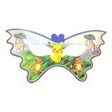 10 Antifaz En Forma De Mariposa Para Fiesta Tema De Pikachu