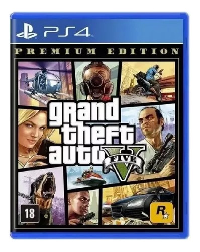 Grand Theft Auto V Premium Edition Gta 5 Ps4 Midia Fisica