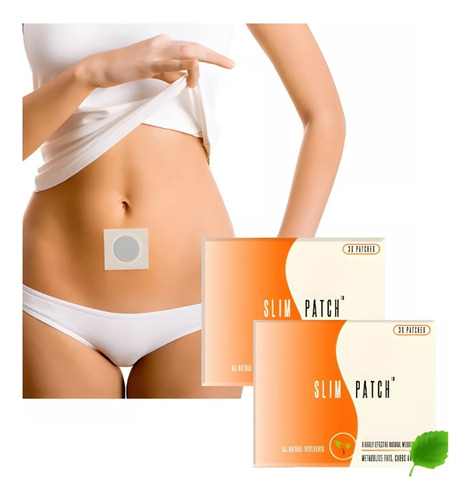 Pack X60 Parches Adelgazantes Slim Patch Reductora Abdomen