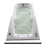 Hidromasaje Jacuzzi Acrílico Blanco Anatomico 180 X 90 8 Jet (6 Laterales + 2 Cervicales) Motor Elektrim 