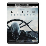 Alien Covenant Pelicula 4k Ultra Hd + Blu-ray + Digital Hd