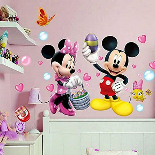 Roommates Mickey Minnie Mouse Pegatinas De Pared Vinilo Calc