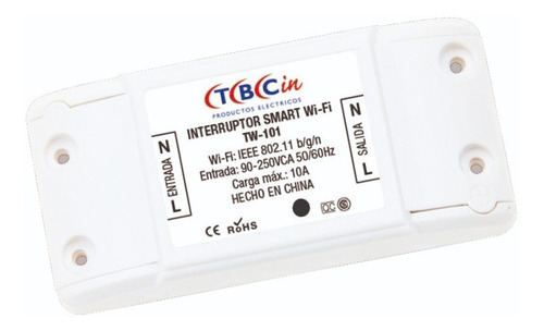 Interruptor Inteligente Wifi Smart 220v 10a Timer Tbcin