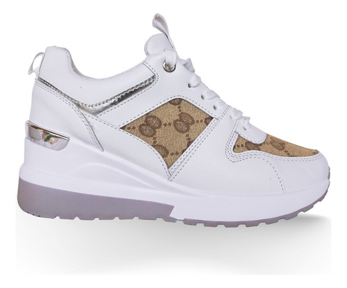 Zapatillas Mujer Plataforma Livianas Casual Altas Tendencia