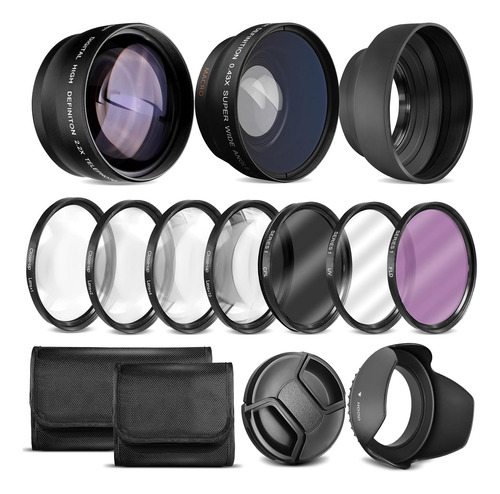 Ultra Deluxe Lens Kit For Canon Rebel T3, T5, T5i, T6, T6...