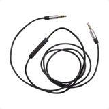Cable Auxiliar Con Manos Libres Reforzado Audio Llamada Pc