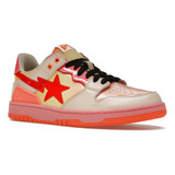 Sneakers A Bathing Ape Bape Sk8 Orange Yellow Red