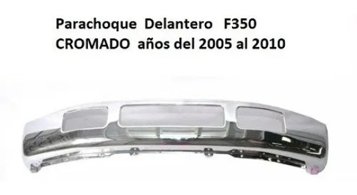 Parachoque Delantero Nuevo Cromado Ford F250 F350 2005-2010 Foto 2