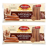 2 Packs 200gr C/u Galletas Savoia Chocolate Soletas Tiramis