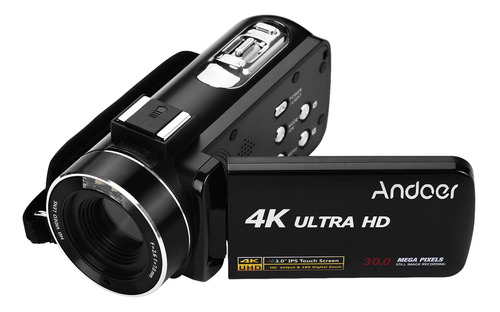 Cámara De Video Andoer 4k Digital Profesional De Mano