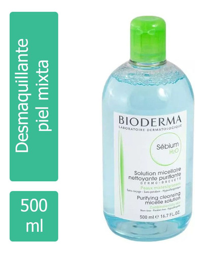 Bioderma Sébium H2o Frasco Con 500 Ml