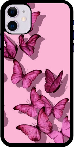 Funda Para Celular Uso Rudo Mariposas Dama #6