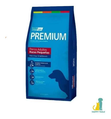 Vitalcan Premium Razas Pequeñas X 7,5 Kg - Happy Tails