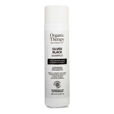 Organic Therapy Shampoo Matizador Negro Platino 280ml | MercadoLibre