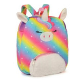 Mochila Trendy Jardin Unicornio Peluche Niñas