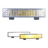 Faro Barra 48 Led Auxiliar Bicolor Blanco Ambar Estrobo 4x4