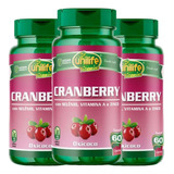 Cranberry Suplemento Alimentar Vegano 60 Cápsulas De 500mg U