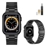 Correa De Reloj De Metal Para Apple Watch Ultra 8 7 Se 6 5 4