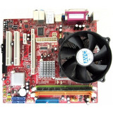 Kit Placa Mãe + Process Intel Dual Core 2gb Ddr2 Oem