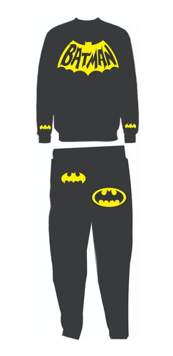 Conjunto Deportivo Sudadera + Buzo Batman Dc Comics