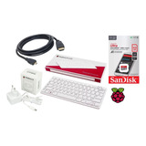 Kit Raspberry Pi400 Pi 400 C/ Fonte,sd 512gb, Cabo Hdmi,novo