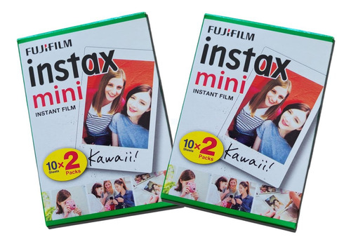 Filme Instax Mini Pack Com 40 Fotos Original Fuji